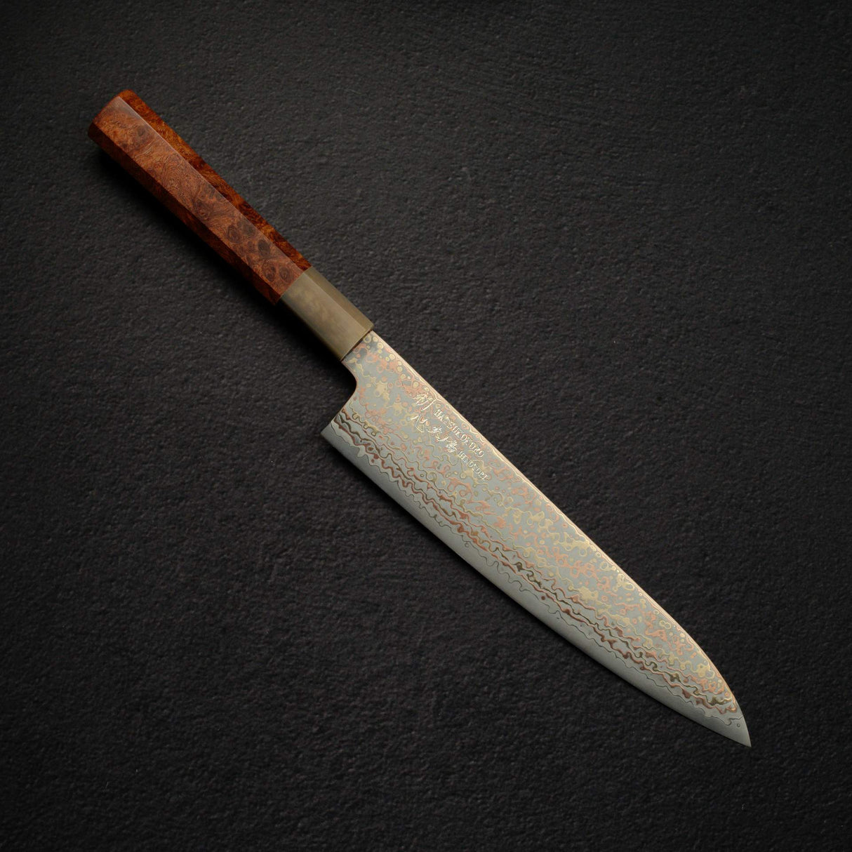 初心 火の鳥 V金2号 ダマスカス 牛刀 210mm