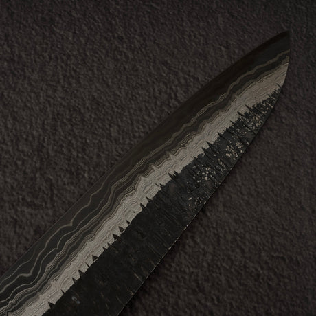 初心 頂 青二鋼・白二鋼 ダマスカス 牛刀 240mm