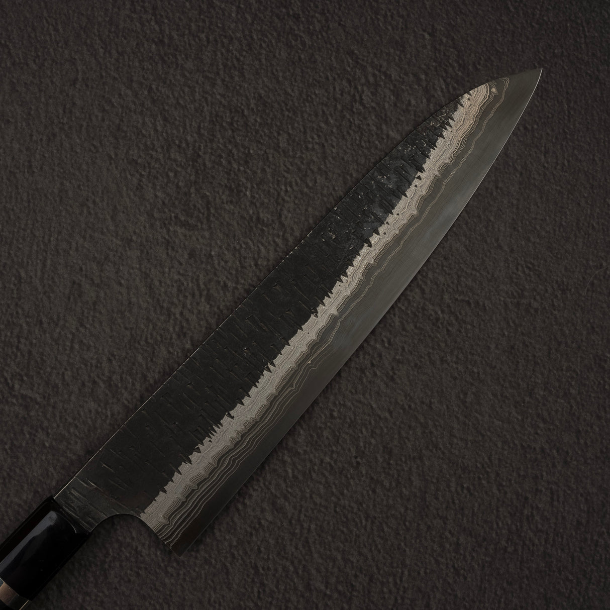 初心 頂 青二鋼・白二鋼 ダマスカス 牛刀 240mm