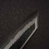 初心 頂 青二鋼・白二鋼 ダマスカス 切付牛刀 210mm