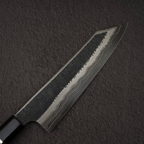 初心 頂 青二鋼・白二鋼 ダマスカス 切付牛刀 210mm