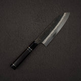 初心 頂 青二鋼・白二鋼 ダマスカス 三徳 170mm