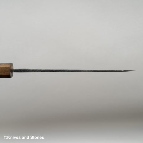 宗石 雲影 青二鋼 黒打ち ダマスカス 骨スキ 150mm