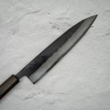 初心 雲影 青二鋼 黒打ち ダマスカス 牛刀 240mm
