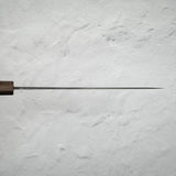 初心 雲影 青二鋼 黒打ち ダマスカス 牛刀 240mm