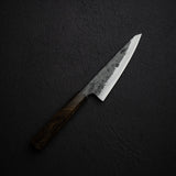 初心 黒鉄 青二鋼 黒打ち 両刃 骨スキ 150mm