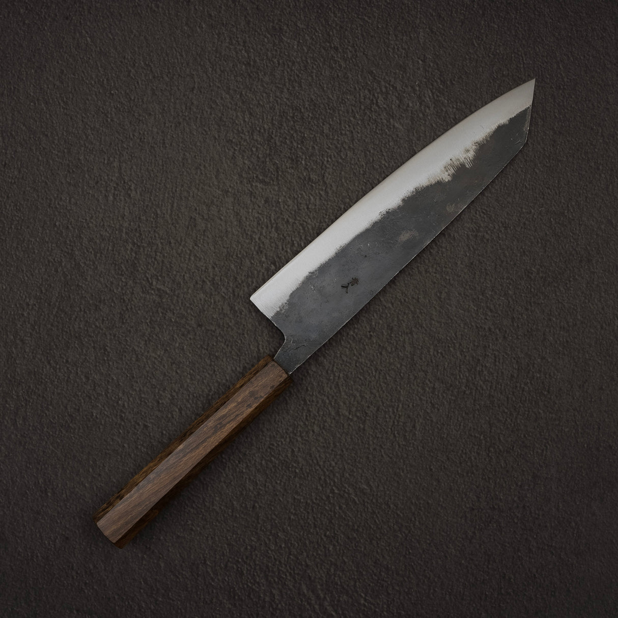 初心 黒鉄 青二鋼 黒打ち 切付牛刀 210mm