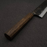 初心 黒鉄 青二鋼 黒打ち 切付牛刀 210mm