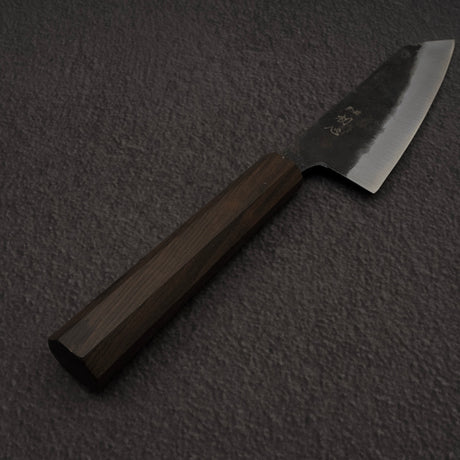初心 黒鉄 青二鋼 黒打ち 小文化 120mm