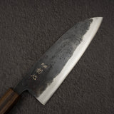 初心 黒鉄 青二鋼 黒打ち 三徳 165mm