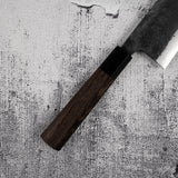 初心 黒風 青二鋼 出刃 180mm 両刃 黒打ち