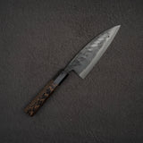 初心 黒風 青二鋼 黒打ち 出刃 150mm 両刃