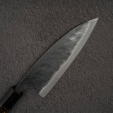 初心 黒風 青二鋼 黒打ち 両刃 出刃 165mm