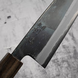 初心 x 本久一刃物 黒鷺 AS 三徳 165mm 黒打ち ブラックチャカテハンドル