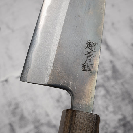 初心 x 本久一刃物 黒鷺 AS 三徳 165mm 黒打ち ブラックチャカテハンドル