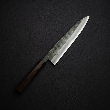 本久一刃物 青鷺 安来鋼 黒打ち 牛刀 240mm