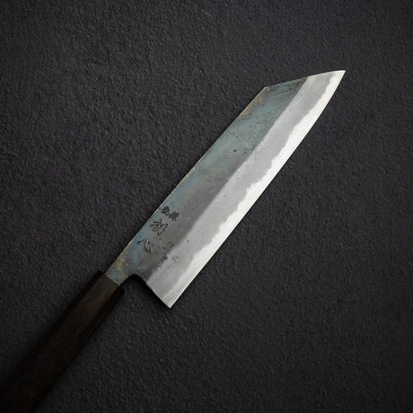 本久一刃物 青鷺 安来鋼 黒打ち 切付牛刀 210mm