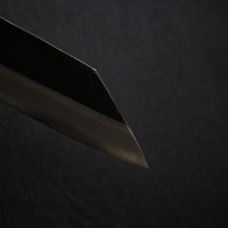 本久一刃物 青鷺 安来鋼 黒打ち 切付牛刀 210mm