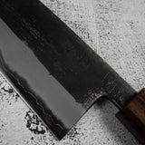 初心 x 本久一刃物 黒鷺 AS 牛刀 210mm 黒打ち ブラックチャカテハンドル