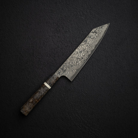 初心 x 二唐刃物鍛造所 SLD鋼 切付牛刀 210mm