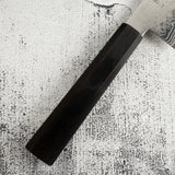 初心 流氷 スーパーゴールド2 ダマスカス 文化 180mm エボニーハンドル
