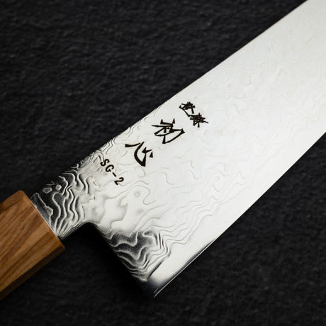 初心 流氷 SG2 ダマスカス 牛刀 210mm