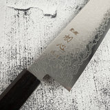 初心 流氷 スーパーゴールド2 ダマスカス 切付牛刀 210mm エボニーハンドル