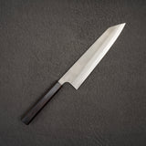 初心 x 吉金刃物 SKD合金工具鋼 梨地 切付牛刀 210mm エボニーハンドル