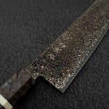 初心 細氷 SG2 黒染め ダマスカス 牛刀 240mm