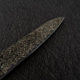 初心 細氷 SG2 黒染め ダマスカス ペティナイフ 150mm