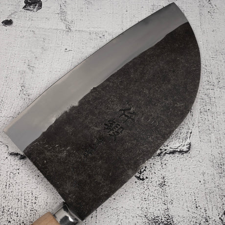 初心 先端 青二鋼 ステンレスクラッド 三徳 190mm