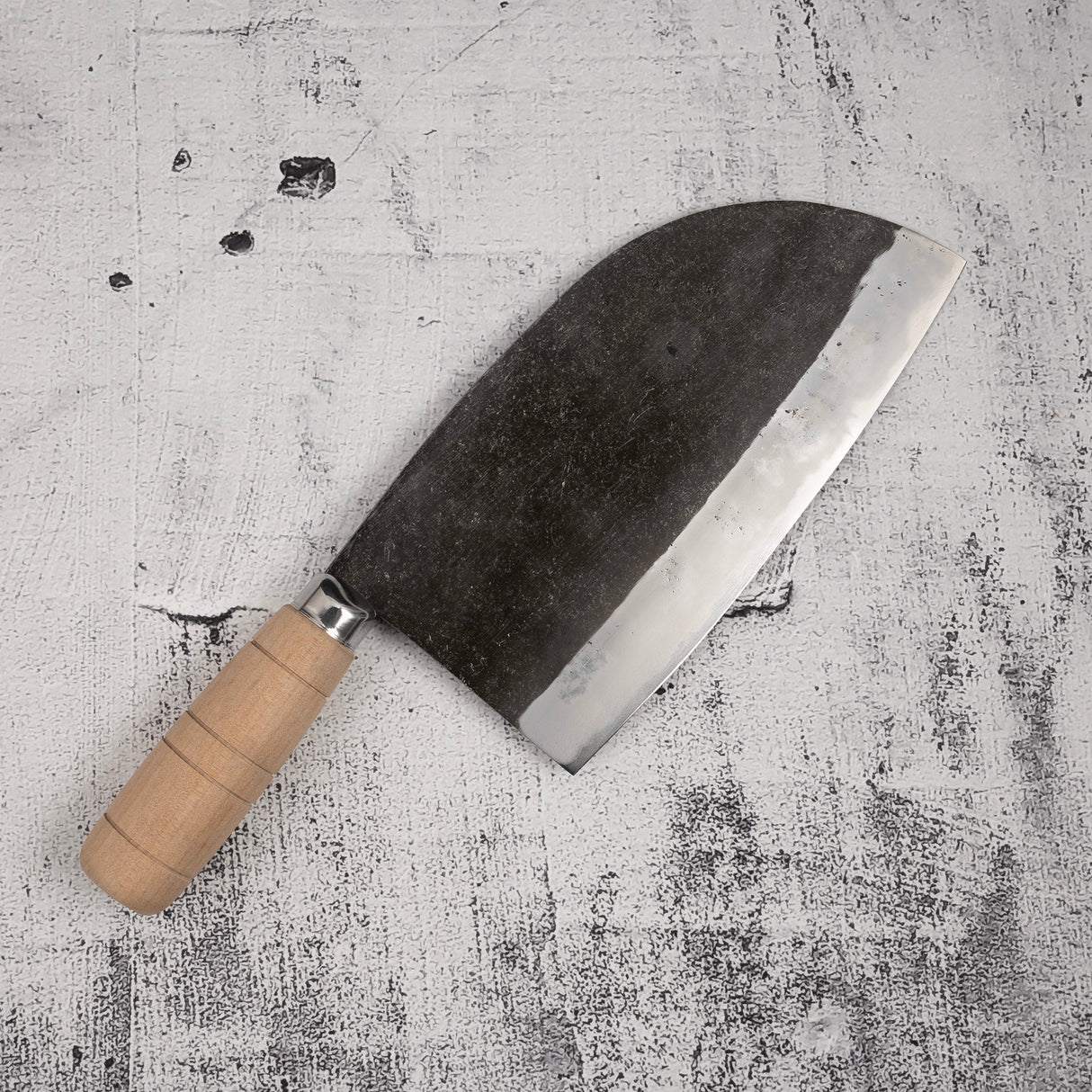 初心 先端 青二鋼 ステンレスクラッド 三徳 190mm