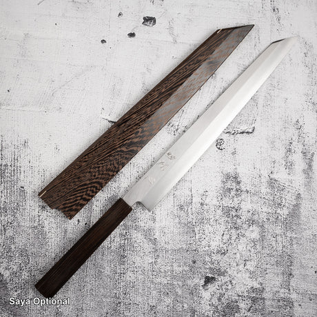 初心 x 明神利器制作所 白鷺 銀三鋼 切付柳刃 300mm