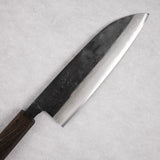 初心 漆黒 青二鋼 黒打ち ダマスカス 三徳 165mm