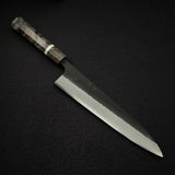 初心 蜃気楼 青紙スーパー ダマスカス 黒打ち 牛刀 240mm