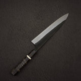 初心 蜃気楼 青紙スーパー 黒打ち ダマスカス 牛刀 210mm