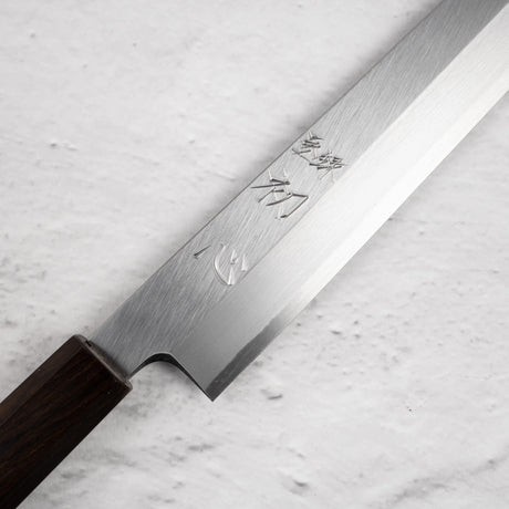 初心 x 明神利器制作所 白鷺 白二鋼 切付柳刃 300mm