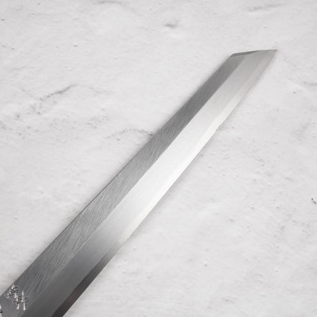 初心 x 明神利器制作所 白鷺 白二鋼 切付柳刃 300mm