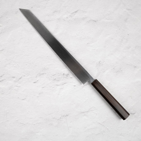 初心 x 明神利器制作所 白鷺 白二鋼 切付柳刃 300mm