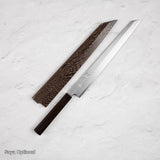 初心 x 明神利器制作所 白鷺 白二鋼 切付柳刃 300mm