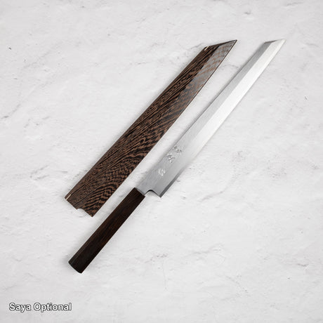 初心 x 明神利器制作所 白鷺 白二鋼 切付柳刃 300mm