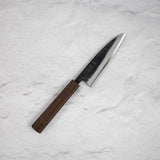 初心 墨 青二鋼 黒打ち ペティナイフ 120mm