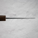 初心 墨 青二鋼 黒打ち ペティナイフ 80mm