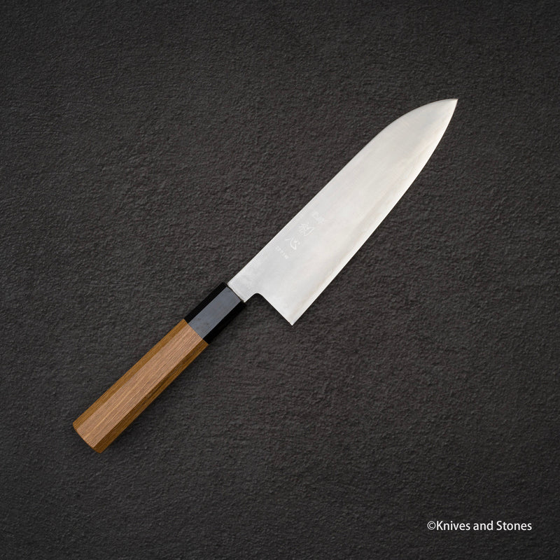 初心 隼 粉末ダイス鋼 ZDP-189 三徳 180mm
