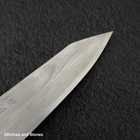 初心 銀霜 銀三鋼 ニッケルダマスカス 文化 180mm