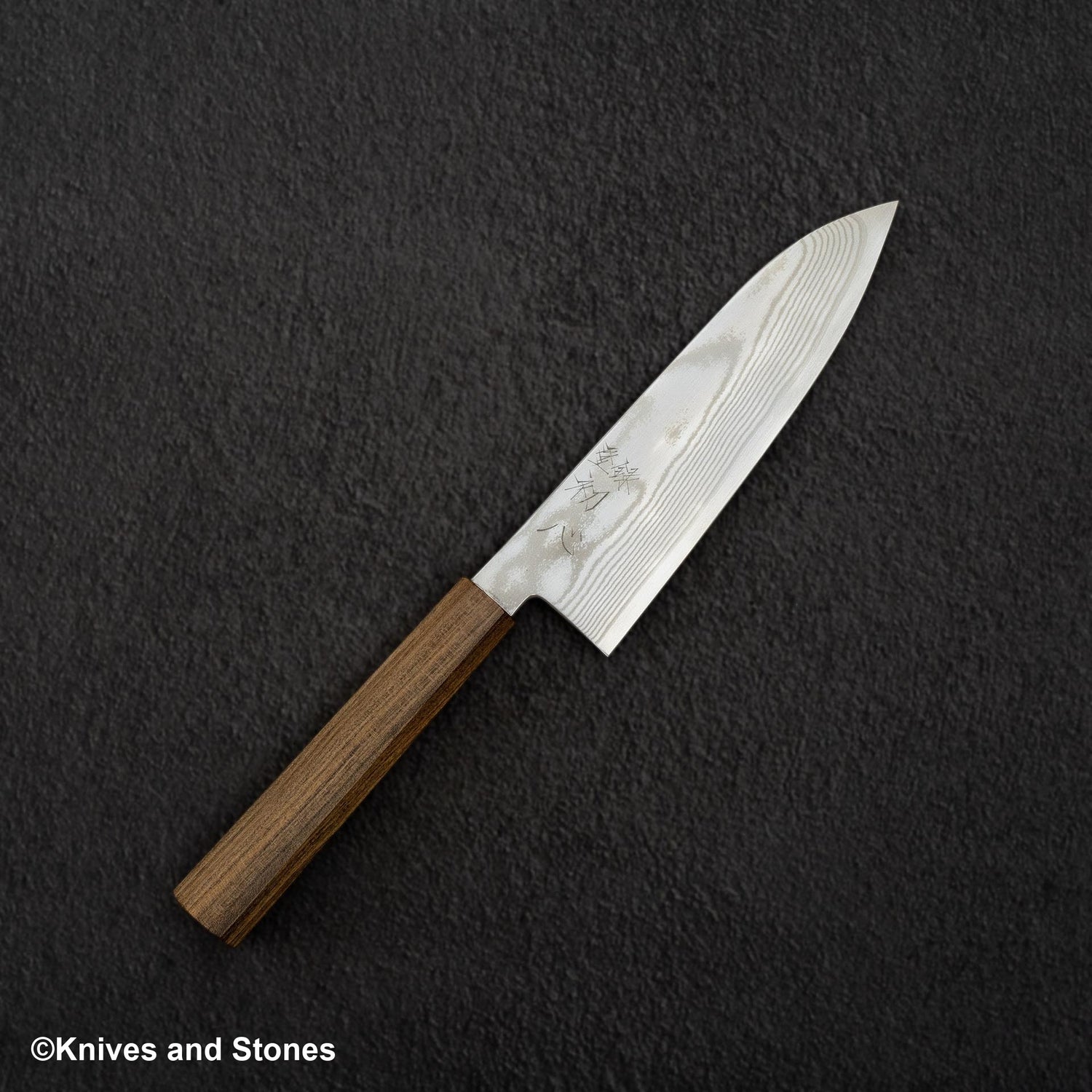 初心 銀霜 銀三鋼 ニッケルダマスカス 三徳 180mm