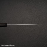 初心 隼 V金10号 ダマスカス 槌目 ペティナイフ 150mm エボニーハンドル