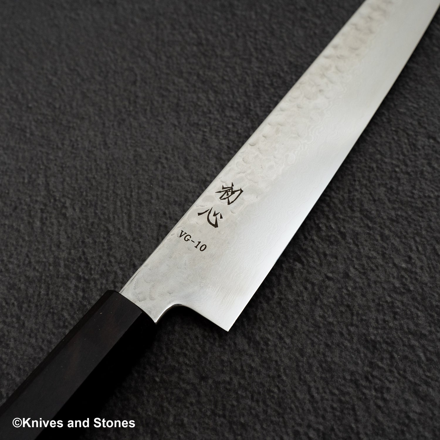 初心 隼 VG10 ダマスカス 槌目 筋引 270mm