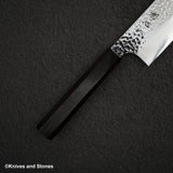 初心 隼 V金10号 槌目三層 菜切 180mm エボニー
