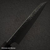 初心 隼 V金10号 槌目三層 三徳 180mm エボニー